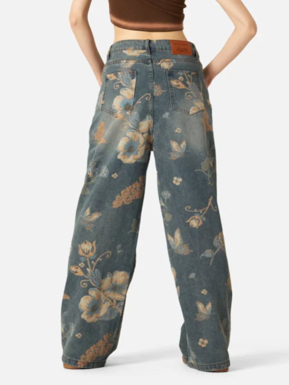 Aelfric Eden Floral Baggy Jeans - Picture 5 of 8